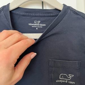 Vineyard Vines Boys Whale Pocket T-shirt (size 6)